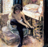 Pin XX Bonnard PierreWoman in Black Stockings 1900